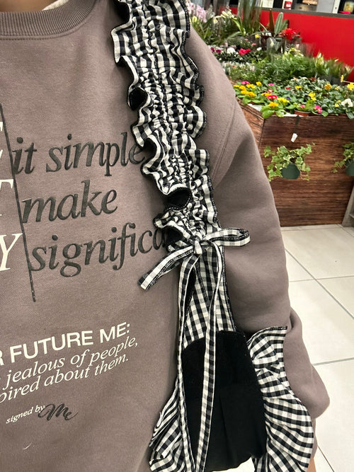 Amelia Grande Mix Branco e Preto